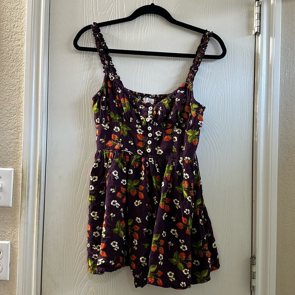 Urban Outfitters Strawberry Romper